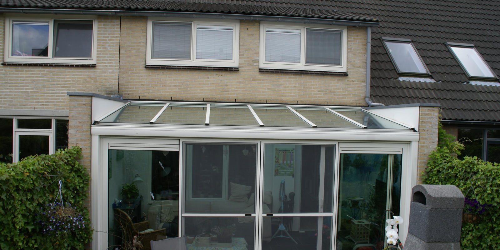 uitbouw tussenwoning achterkant